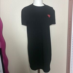 Black t shirt dress